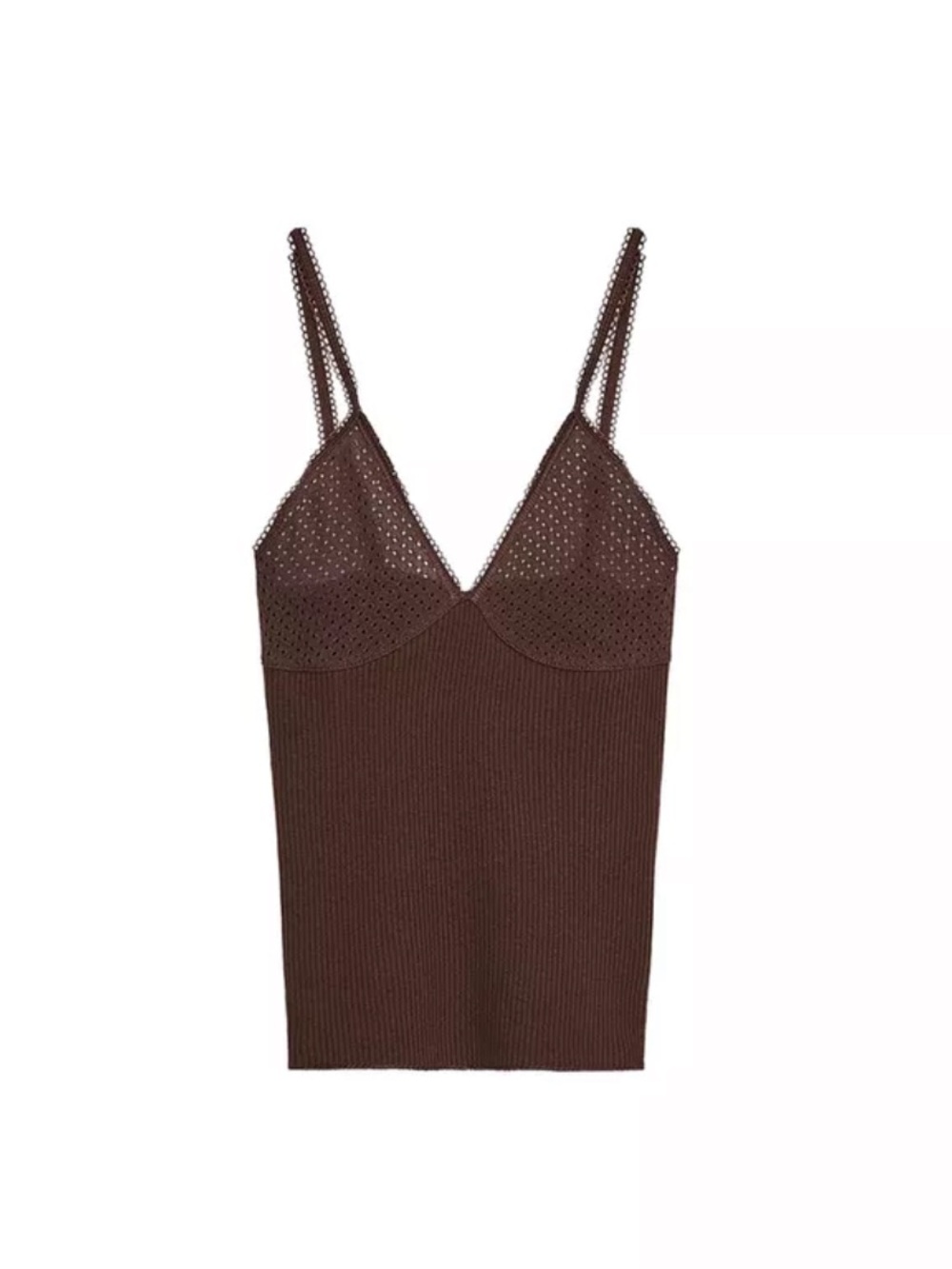 Zara Pointelle Top